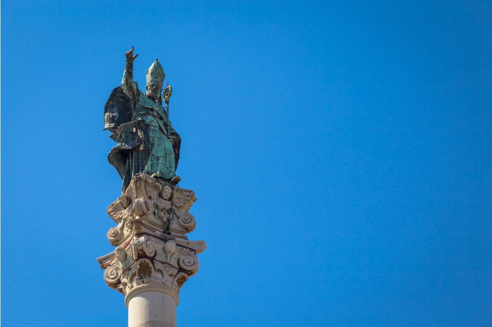 São Oronzo e o busto milagroso