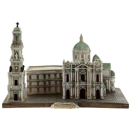 Santuário de Nossa Senhora do Rosário de Pompeia miniatura resina 15x22x13 cm (2)