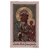 Tapeçaria Virgem Negra de Czestochowa ouro 50x30 cm