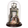 redoma 25x20 cm com natividade presepio napolitano 8 cm