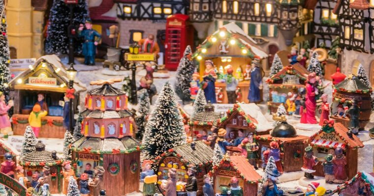 Aldeias de Natal em miniatura: traga a magia do Natal para a sua casa