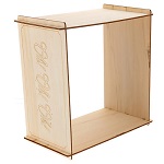 cobertura para base arvore natal moranduzzo madeira natural oh oh oh 45x45 cm